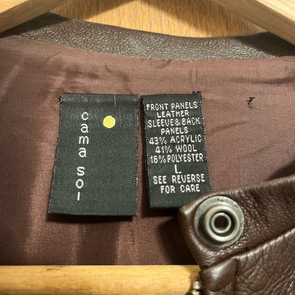 Cama Sol Leather Sweater - Picture 5 of 5